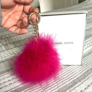 Michael Kors Feather Keychain